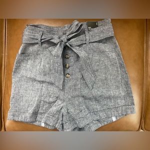 Express High Rise Paper Bag Short